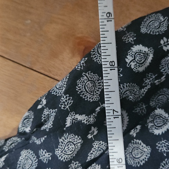 Roxy size large women's gray and navy blue dress - Picture 11 of 12